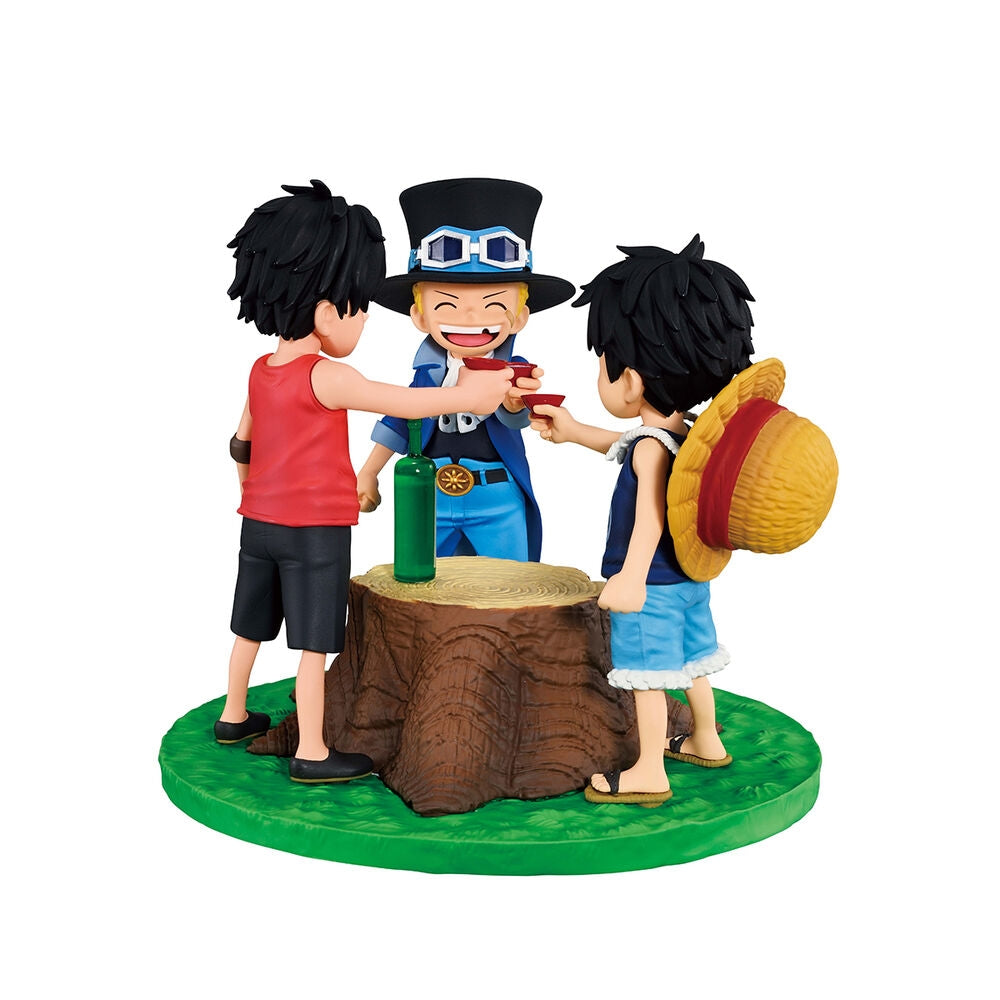 One Piece Ichibansho Figur Set: Ess, Sabo, Luffy, 10 cm
