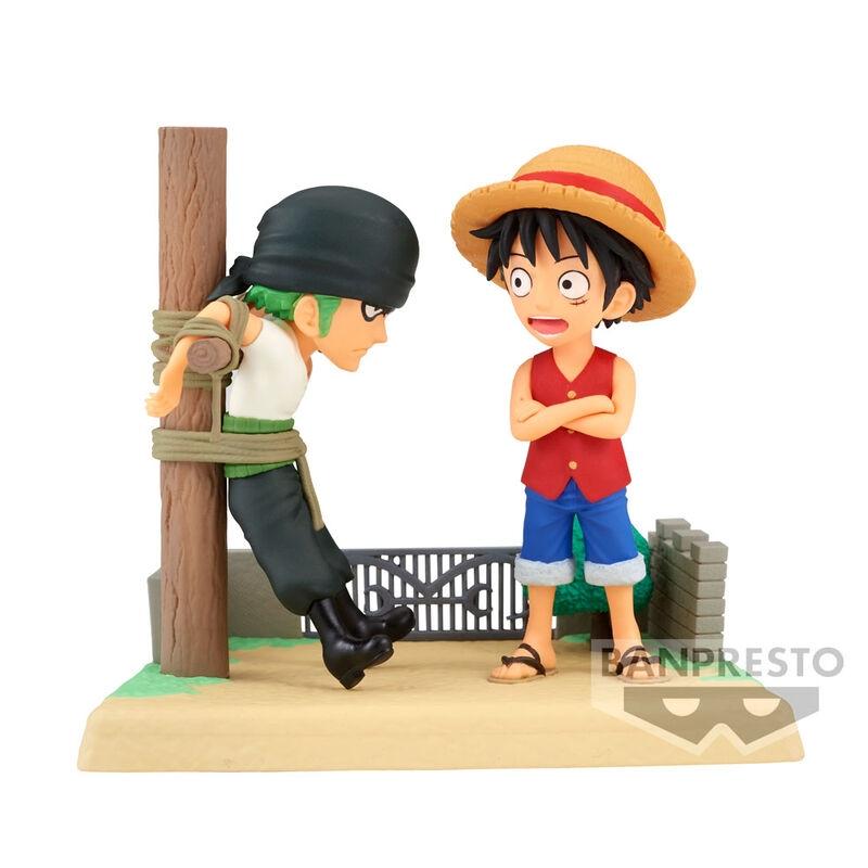 One Piece Log Stories Monkey D Luffy &amp; Roronoa Zoro figur 7 cm