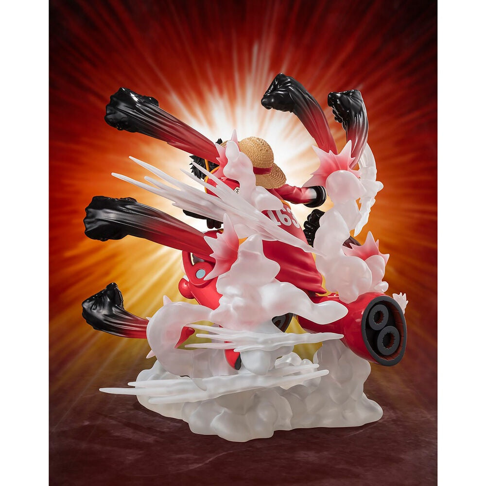 One Piece Luffy Gum Gum Hawk Gatling Action Figur 15 cm