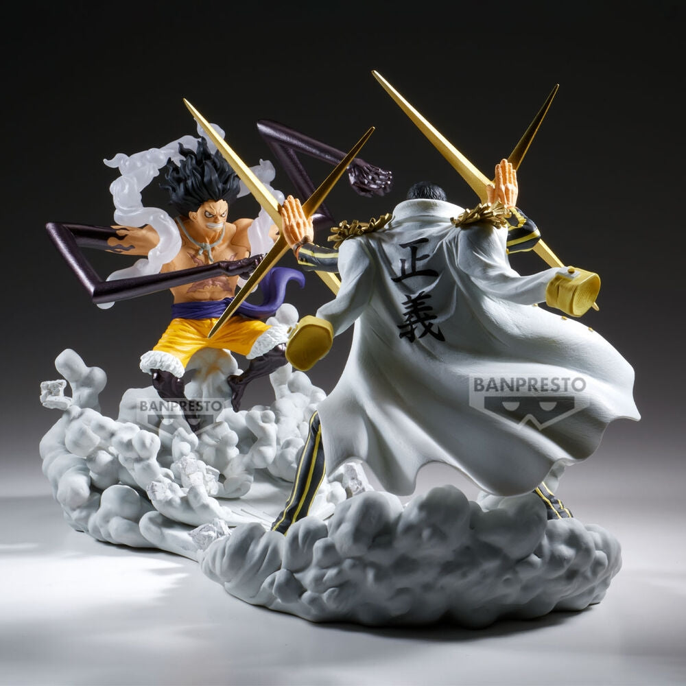 One Piece Monkey D. Luffy Gear 4 Senkokkei-figur, 15 cm