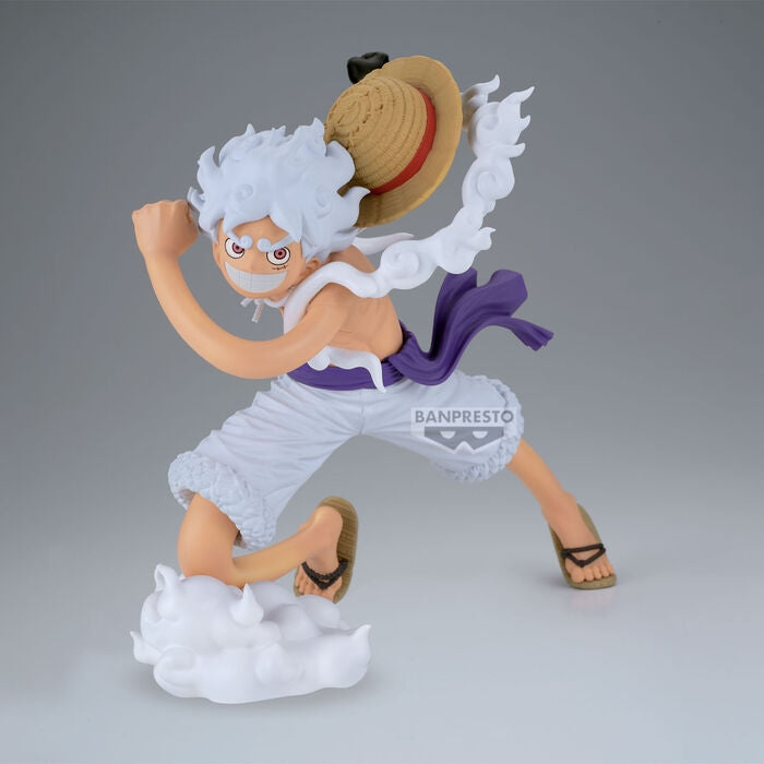 One Piece Monkey D. Luffy Gear 5 Grandista figur, 22cm