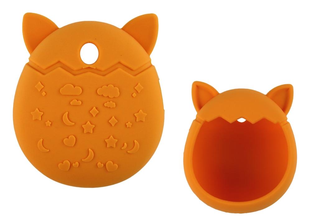 Orange Cat-silikonetui: Sødt, beskyttende Tamagotchi-etui 