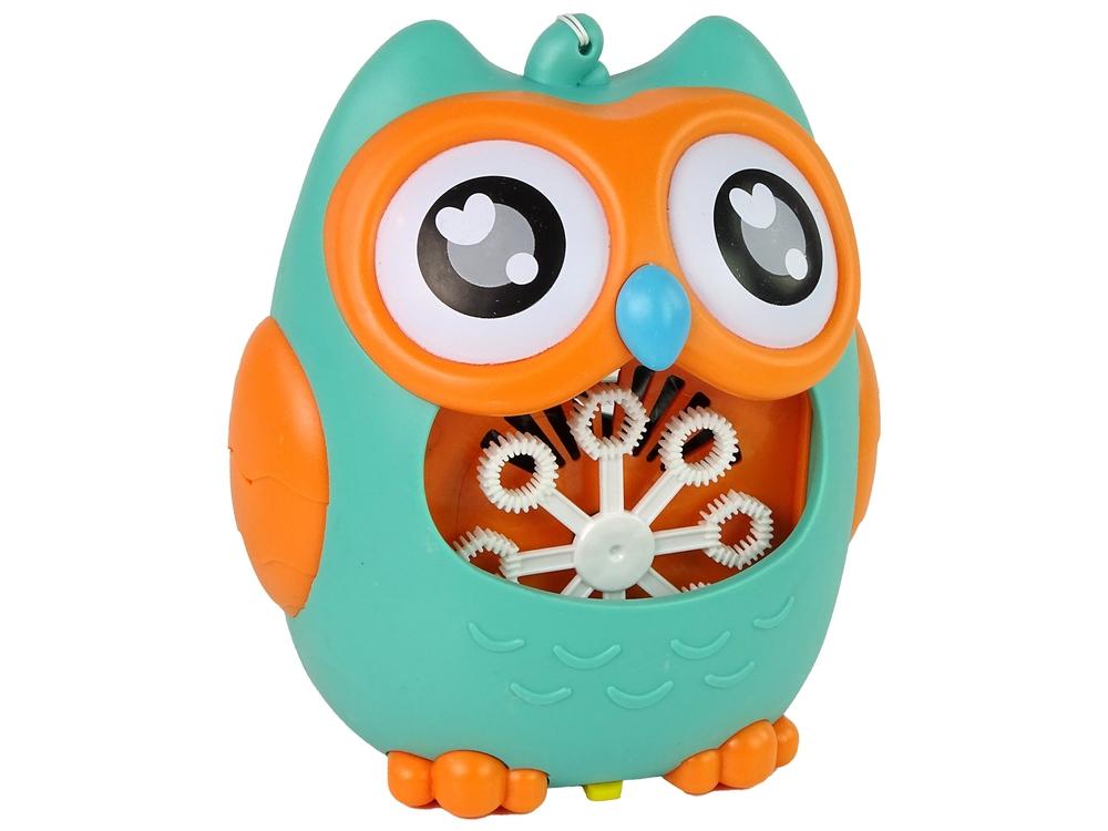 Owl Bubble Machine: Mintfärg, ljudeffekter, oändligt kul!