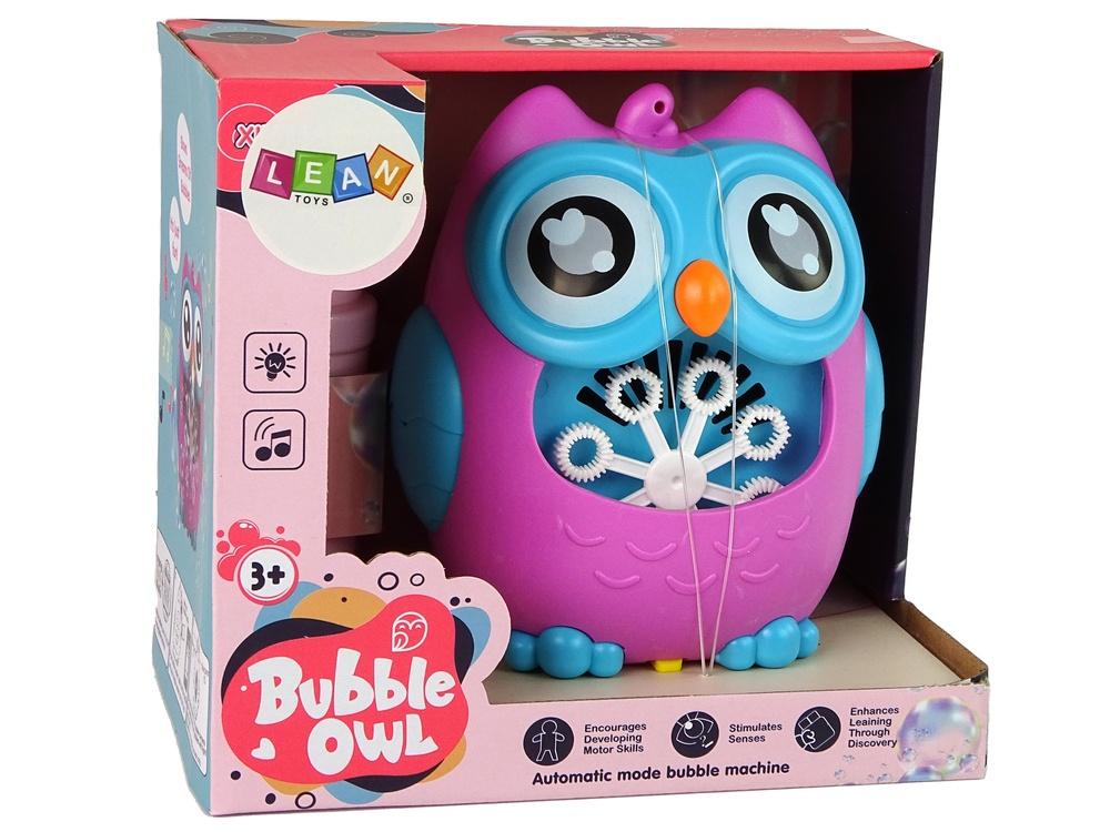 Owl Bubble Machine: Rosa, ljudförbättrad kul för alla åldrar