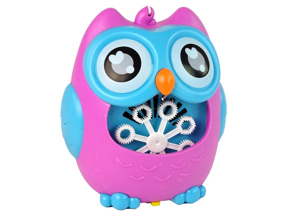 Owl Bubble Machine: Pink, lydforbedret sjov for alle aldre