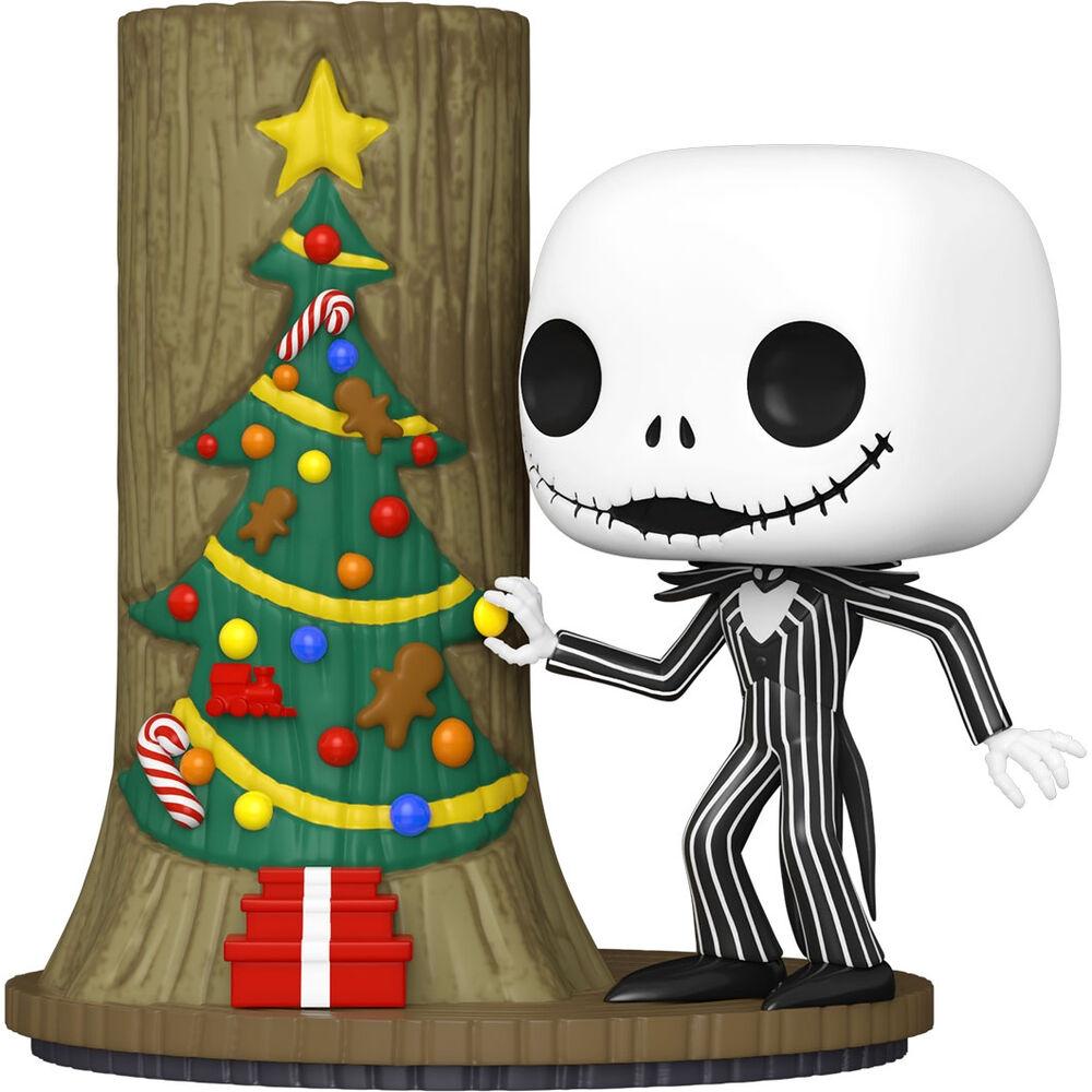 POP Deluxe Disney Figur Mareridt Før jul 30 års jubilæum Jack Skellington med juledør