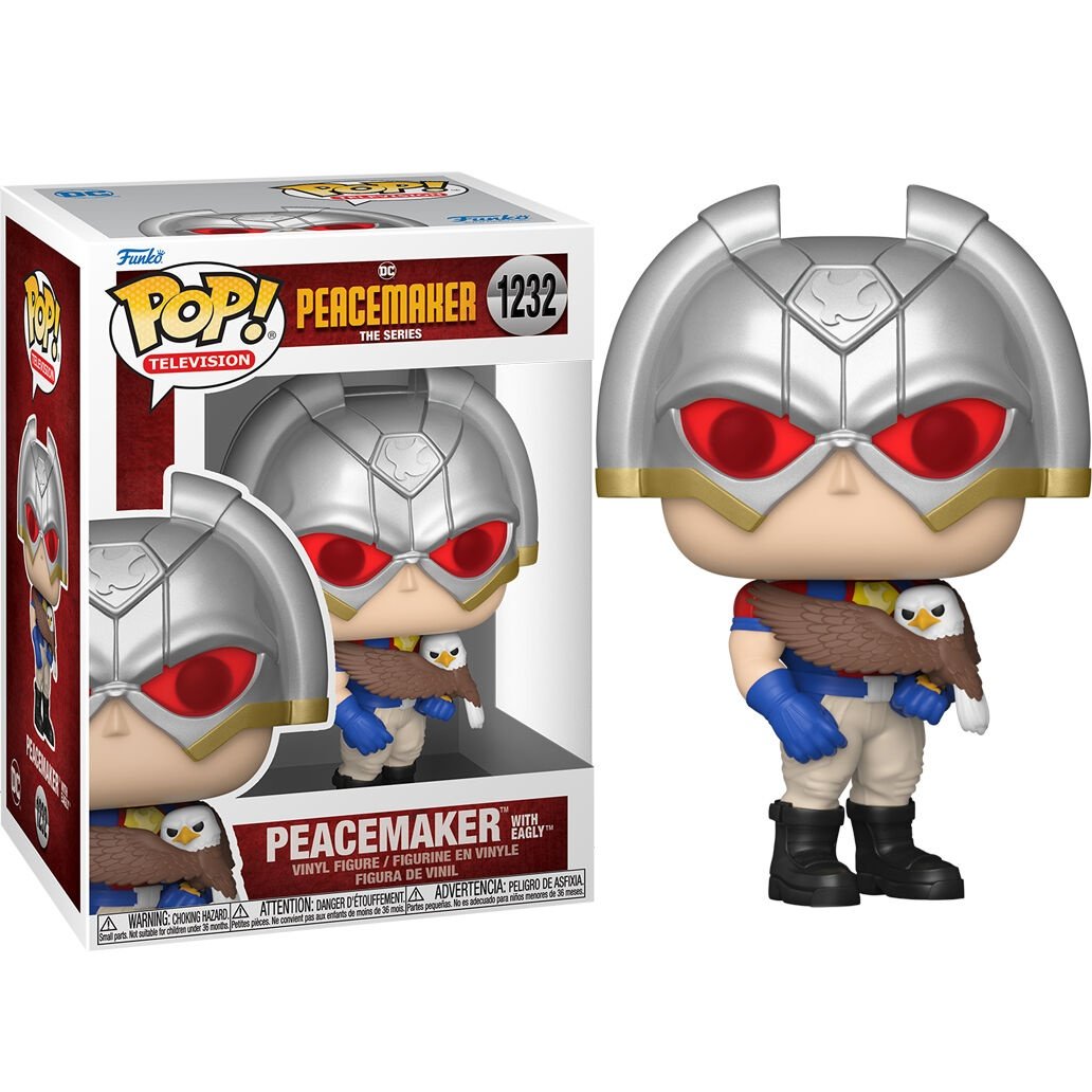 POP-figur DC Comics Peacemaker - Peacemaker med Eagly