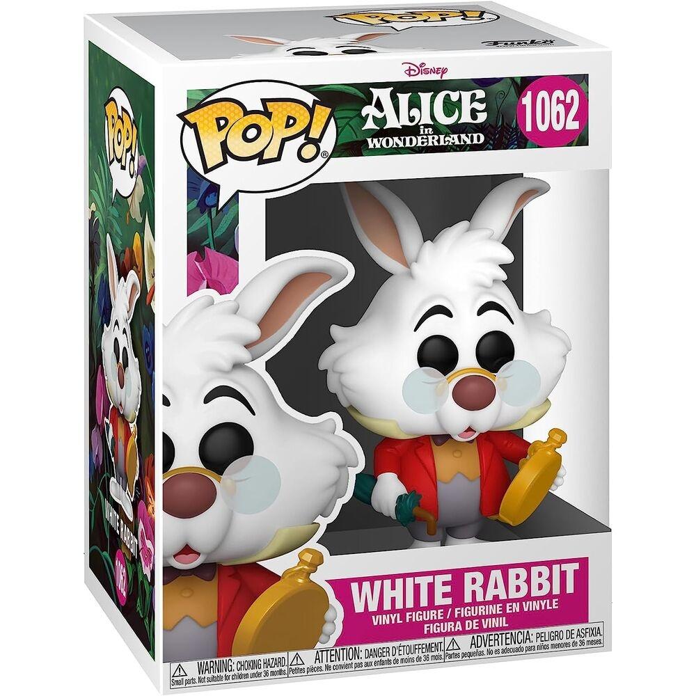 POP figur Disney Alice i Eventyrland 70th White Rabbit med klokke