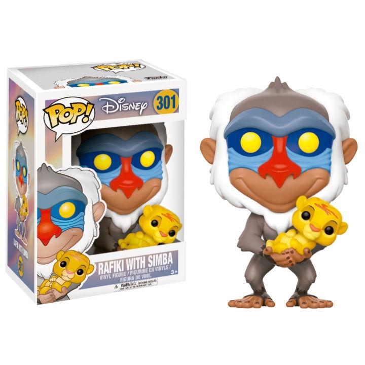 POP-figur Disney Lejonkungen Rafiki med Simba