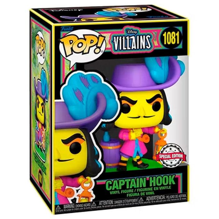 POP figur Disney Villains Hook Black Light Eksklusiv