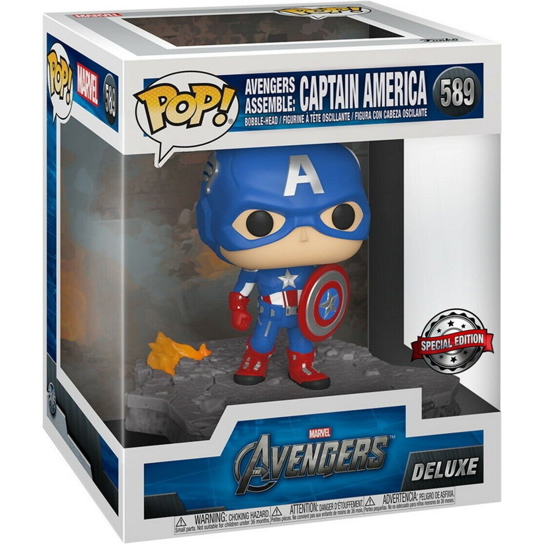 POP-figur Marvel Avengers Captain America Assemble Exklusiv