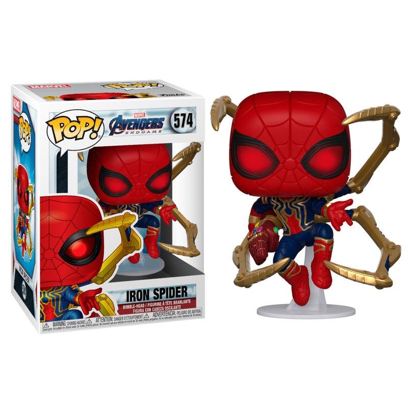 POP-figur Marvel Avengers Endgame Iron Spider med Nano-handske