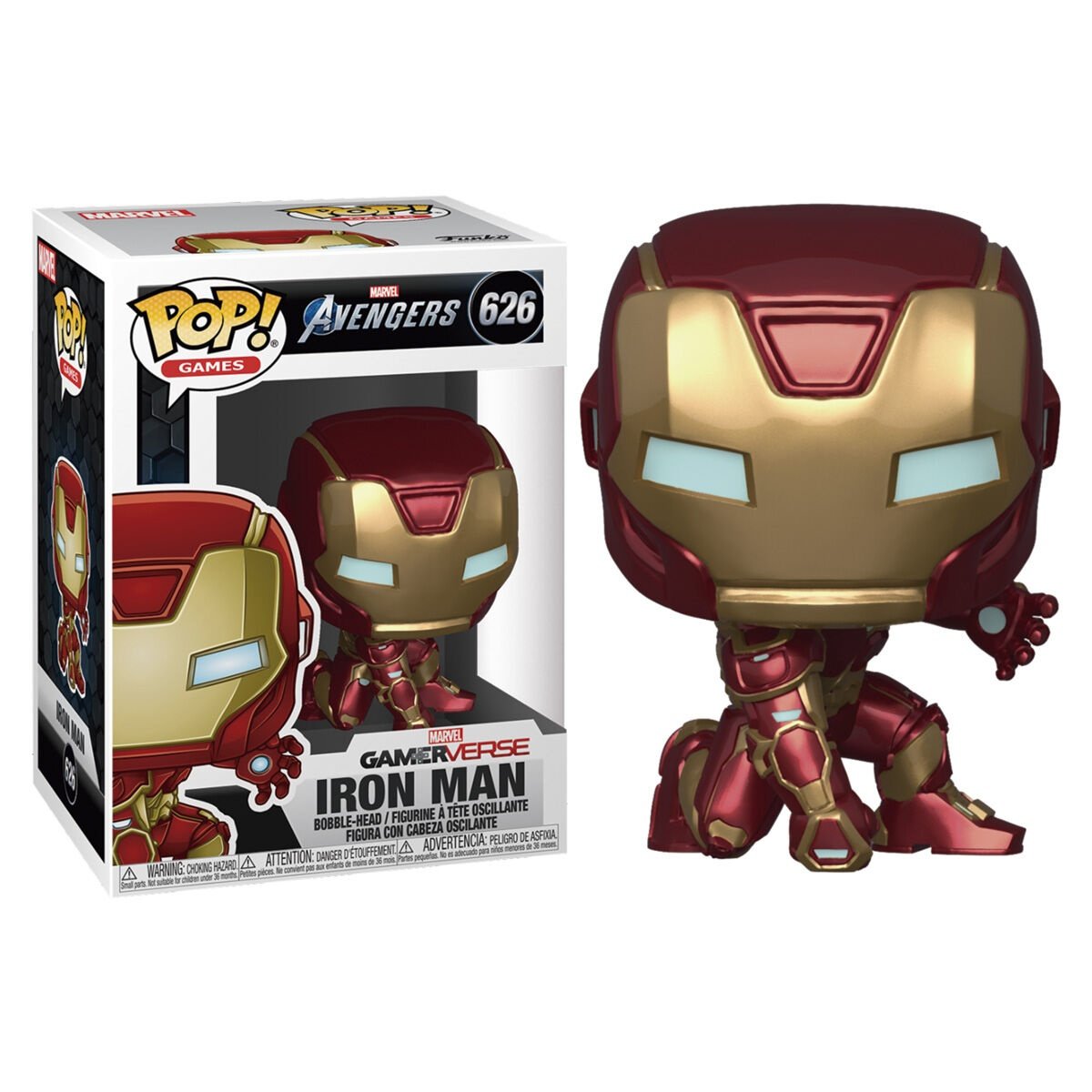 POP-figur Marvel Avengers Spel Iron Man Stark Tech Suit