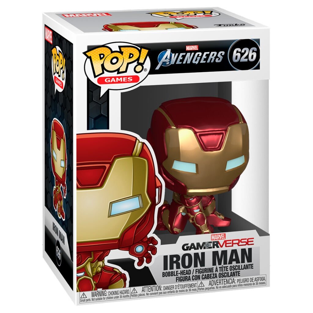 POP Figur Marvel Avengers Spil Iron Man Stark Tech Suit