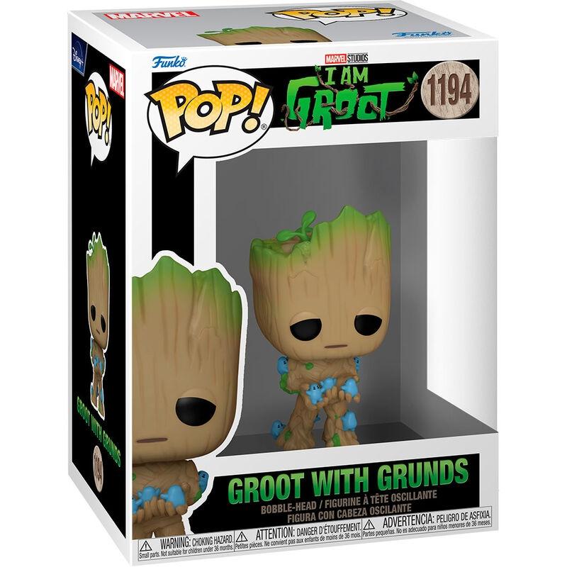 POP-figur Marvel I am Groot - Groot med Grunds