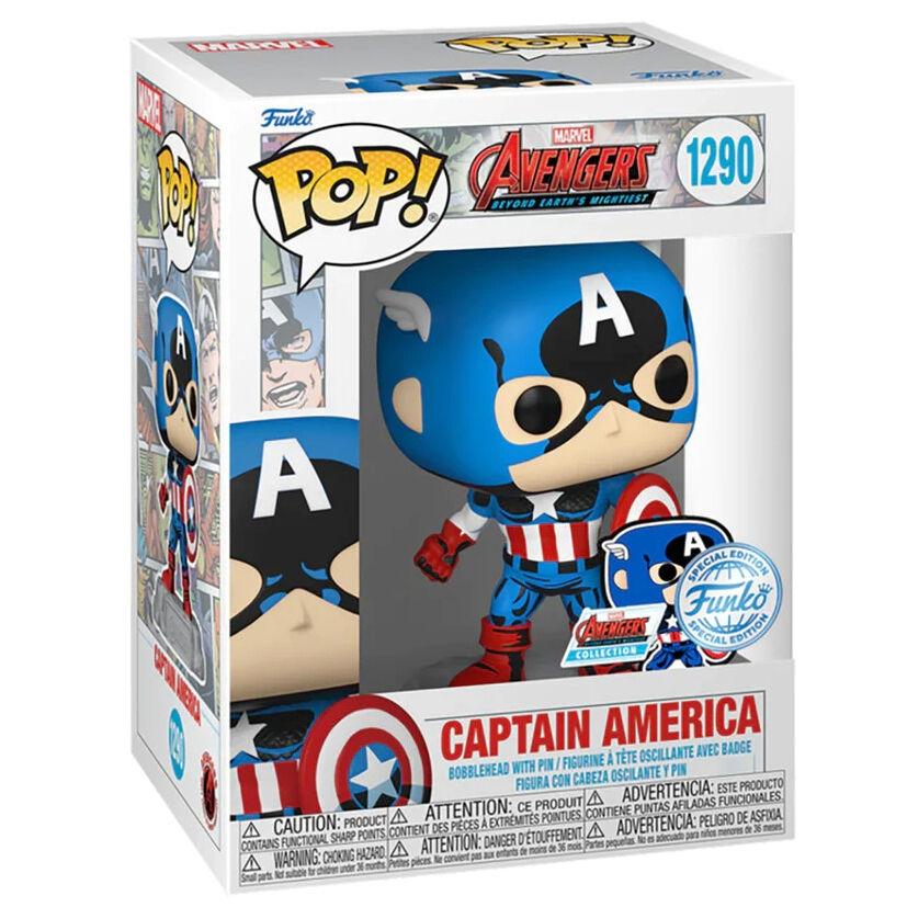 POP-figur Marvel Los Vengadores Avengers Captain America Exclusive