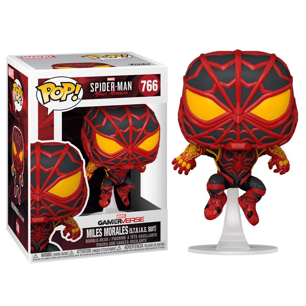 POP-figur Marvel Spider-Man Miles Morales STRIKE-kostume