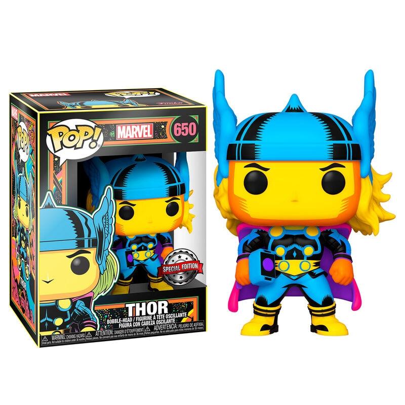 POP-figur Marvel Thor Black Light Eksklusiv