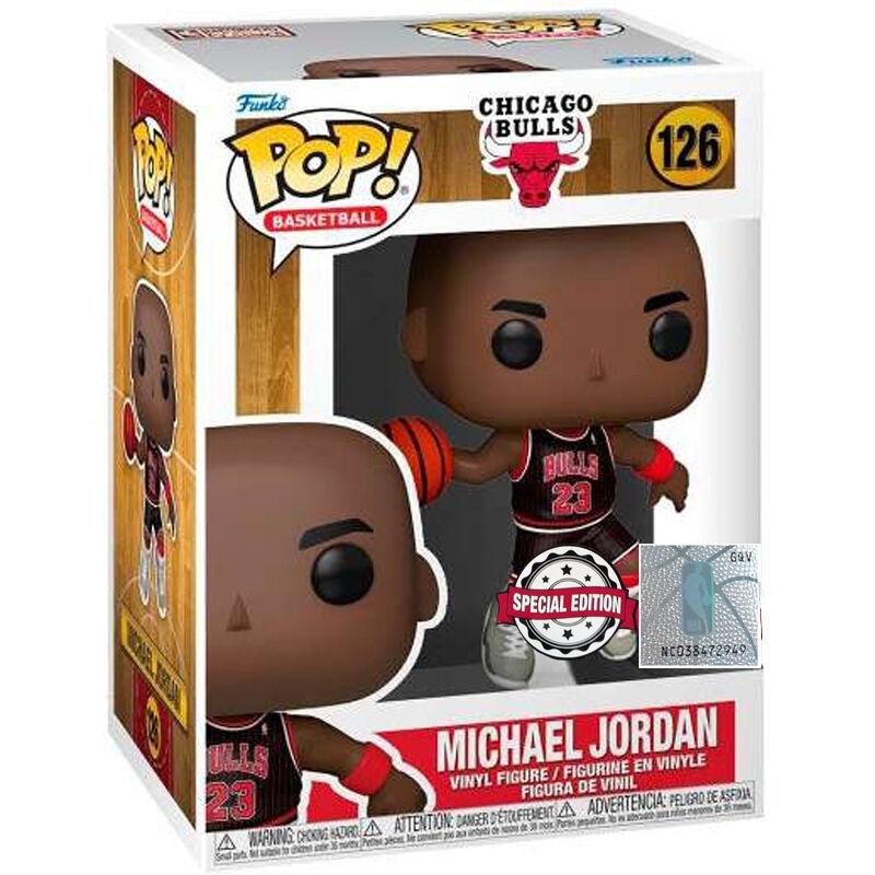 POP Figur NBA Chicago Bulls Michael Jordan med Jordans Exclusive