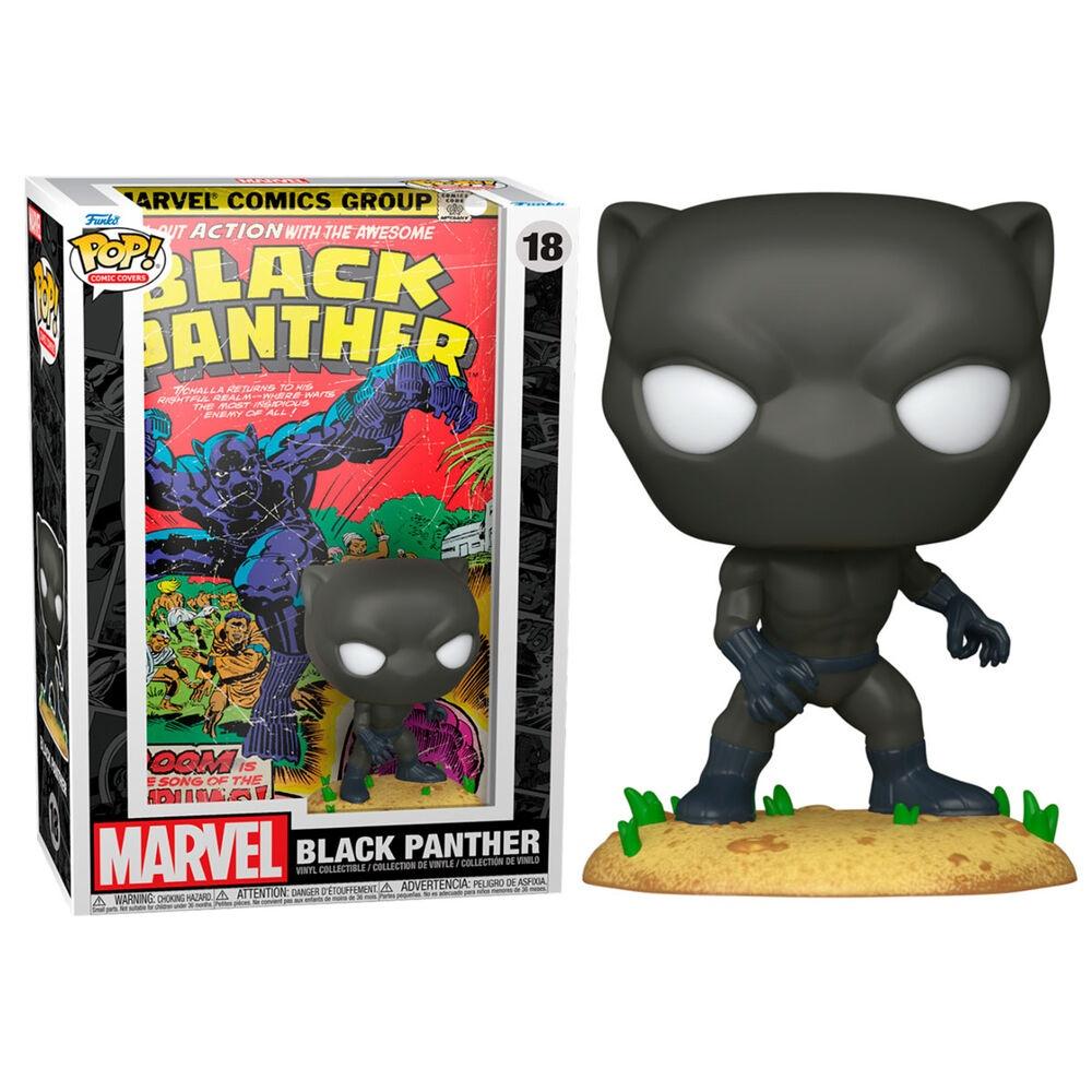 POP figur Tegneserieomslag Marvel Black Panther