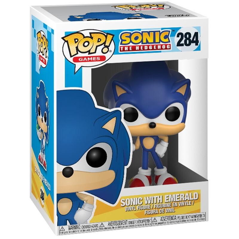 POP figur Sonic med smaragd