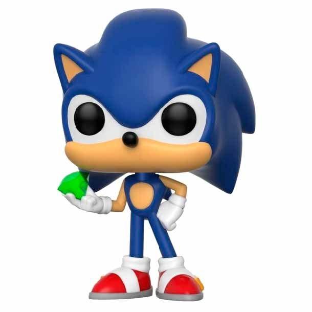 POP figur Sonic med smaragd