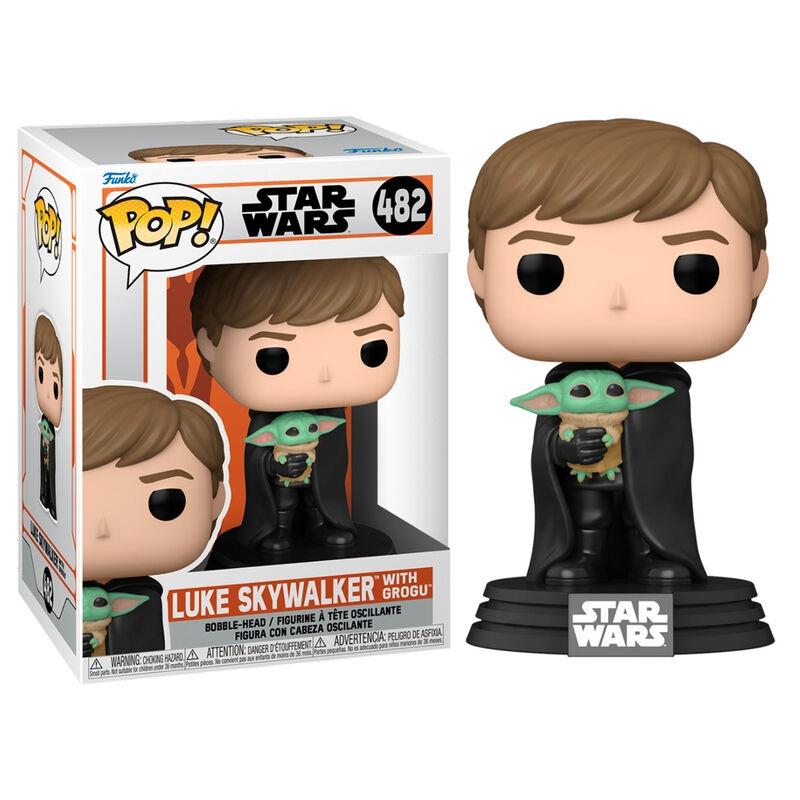 POP-figur Star Wars Mandalorian Luke med barn