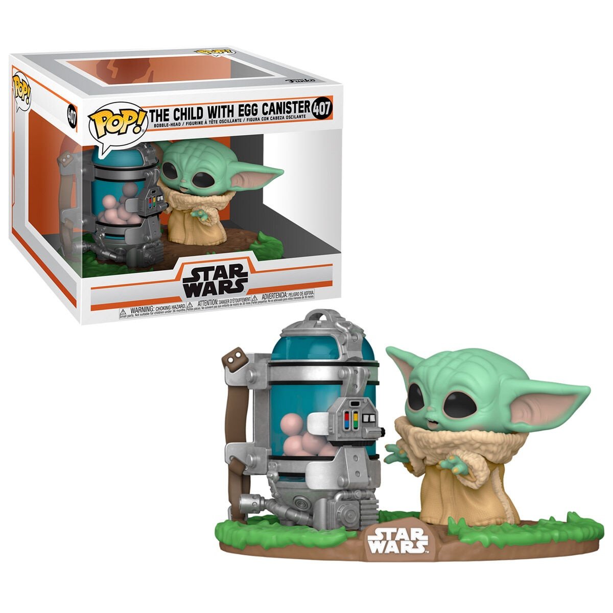 POP-figur Star Wars The Mandalorian Barn med kapsel