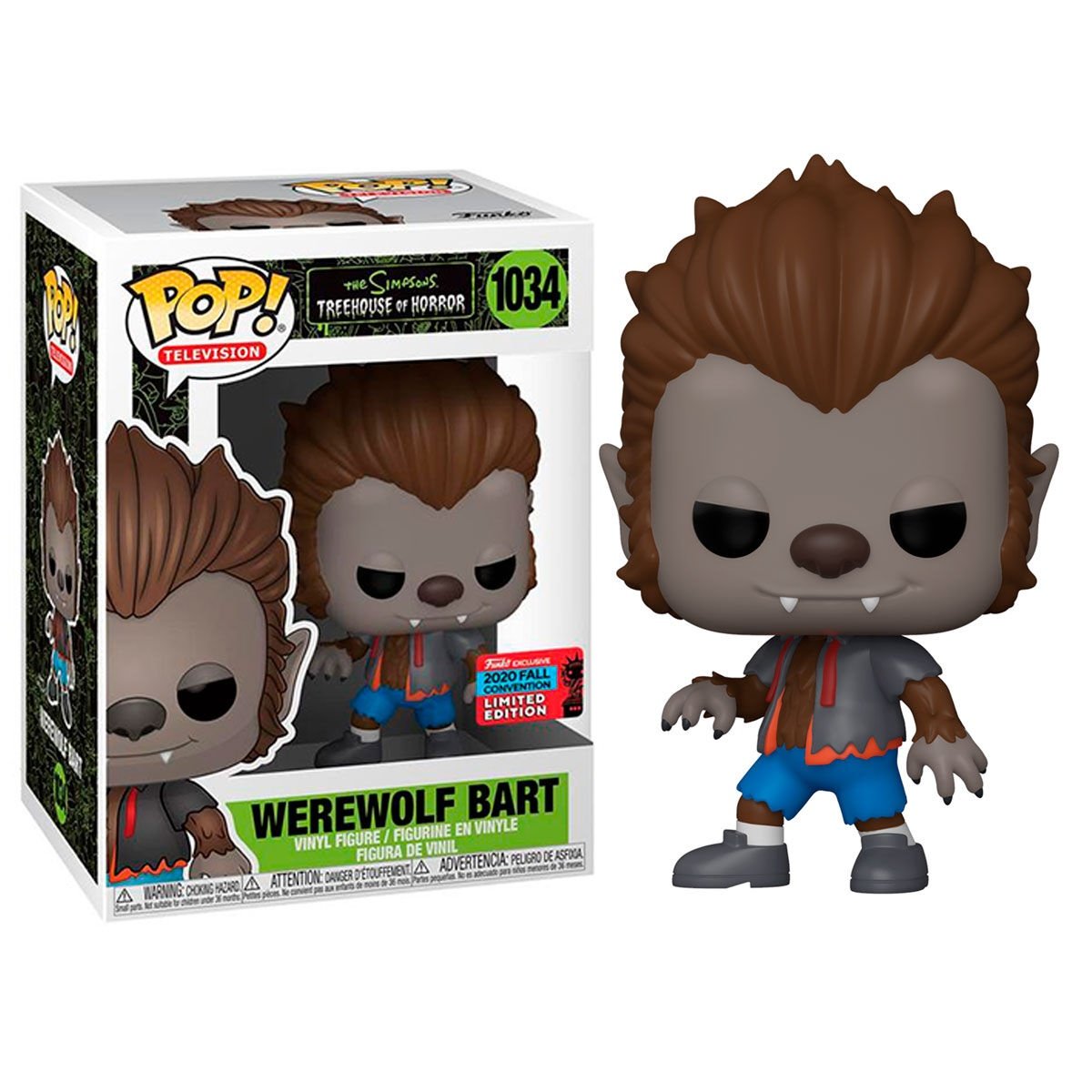 POP-figur The Simpsons Werewolf Bart Exclusive