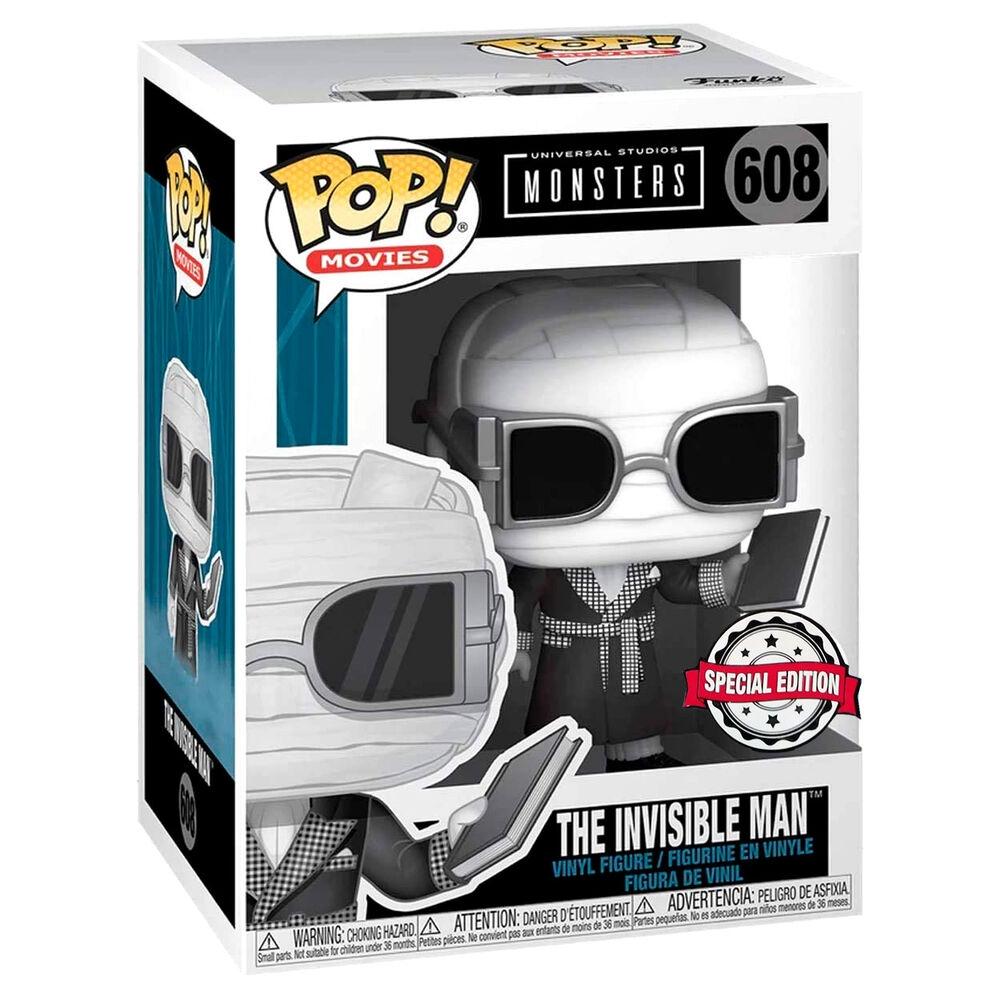 POP figur Universal Monsters The Invisible Man Sort og hvid Eksklusiv