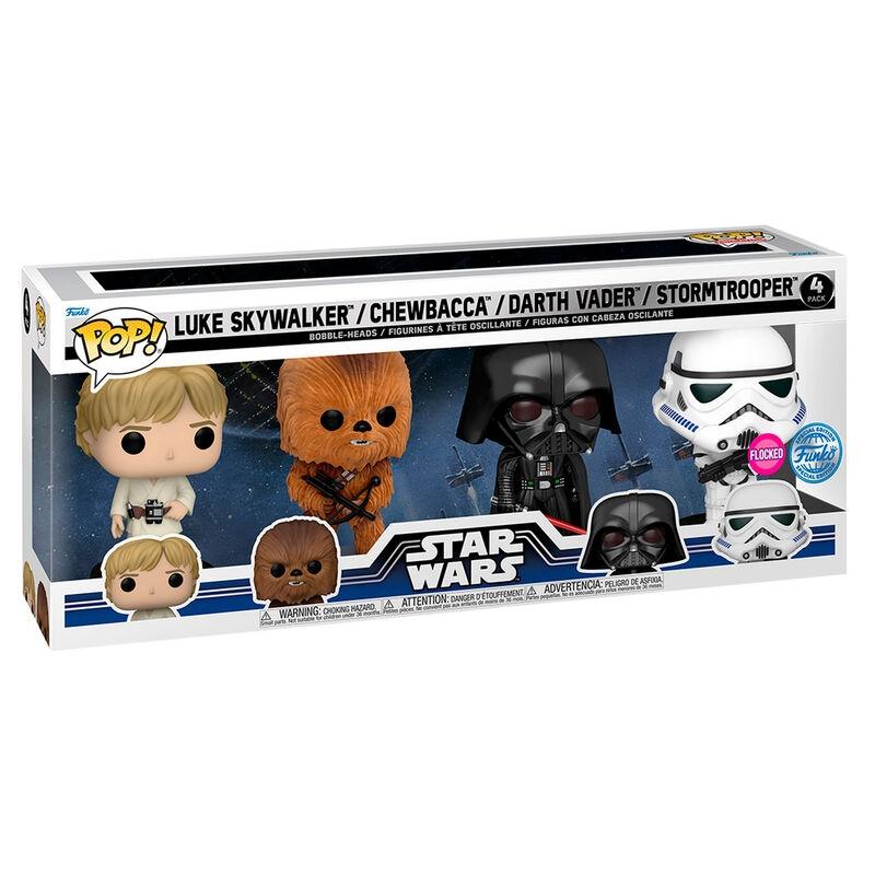 POP pack 4 figurer Star Wars Nya klassiker Exklusiv