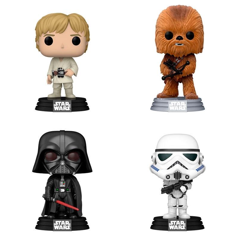 POP pack 4 figurer Star Wars Nya klassiker Exklusiv