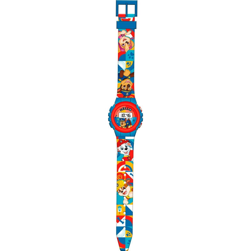 Paw Patrol digital klocka med justerbar rem och LED-display