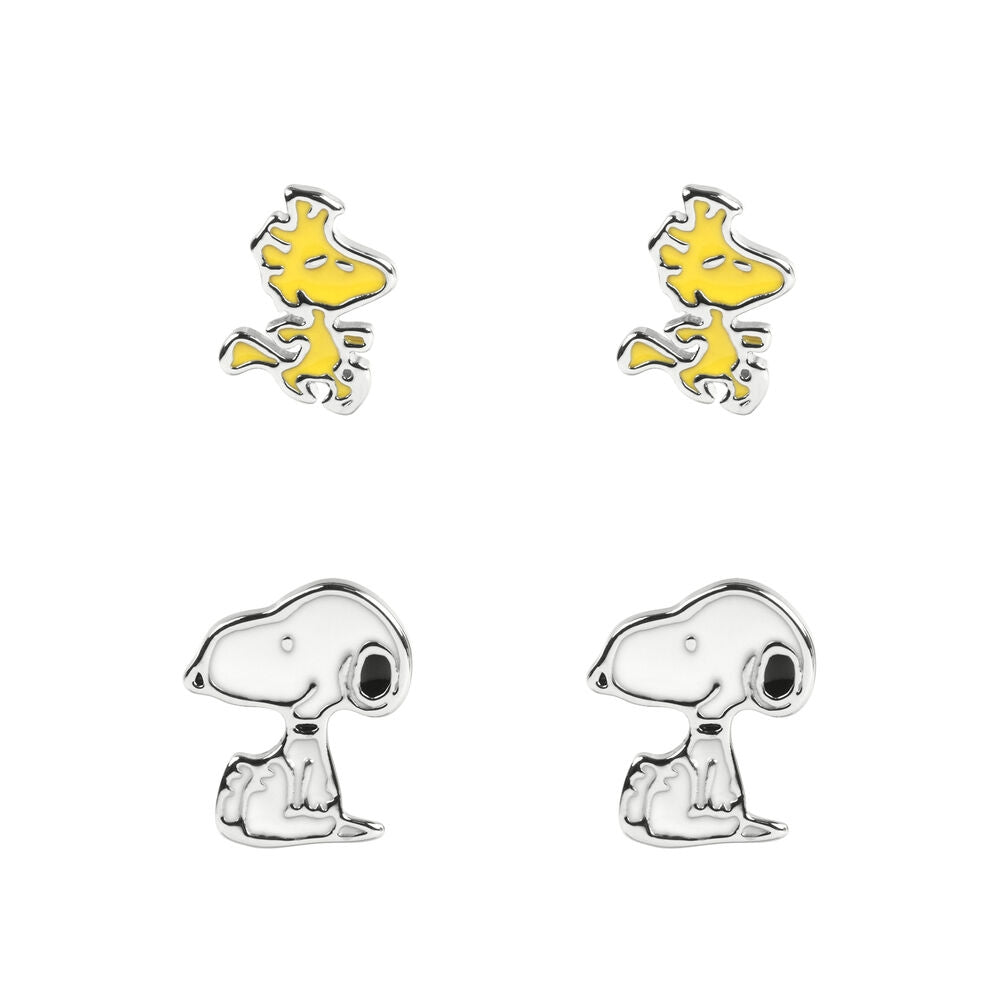 Peanuts Örhängen Set - 2 par roliga mönster