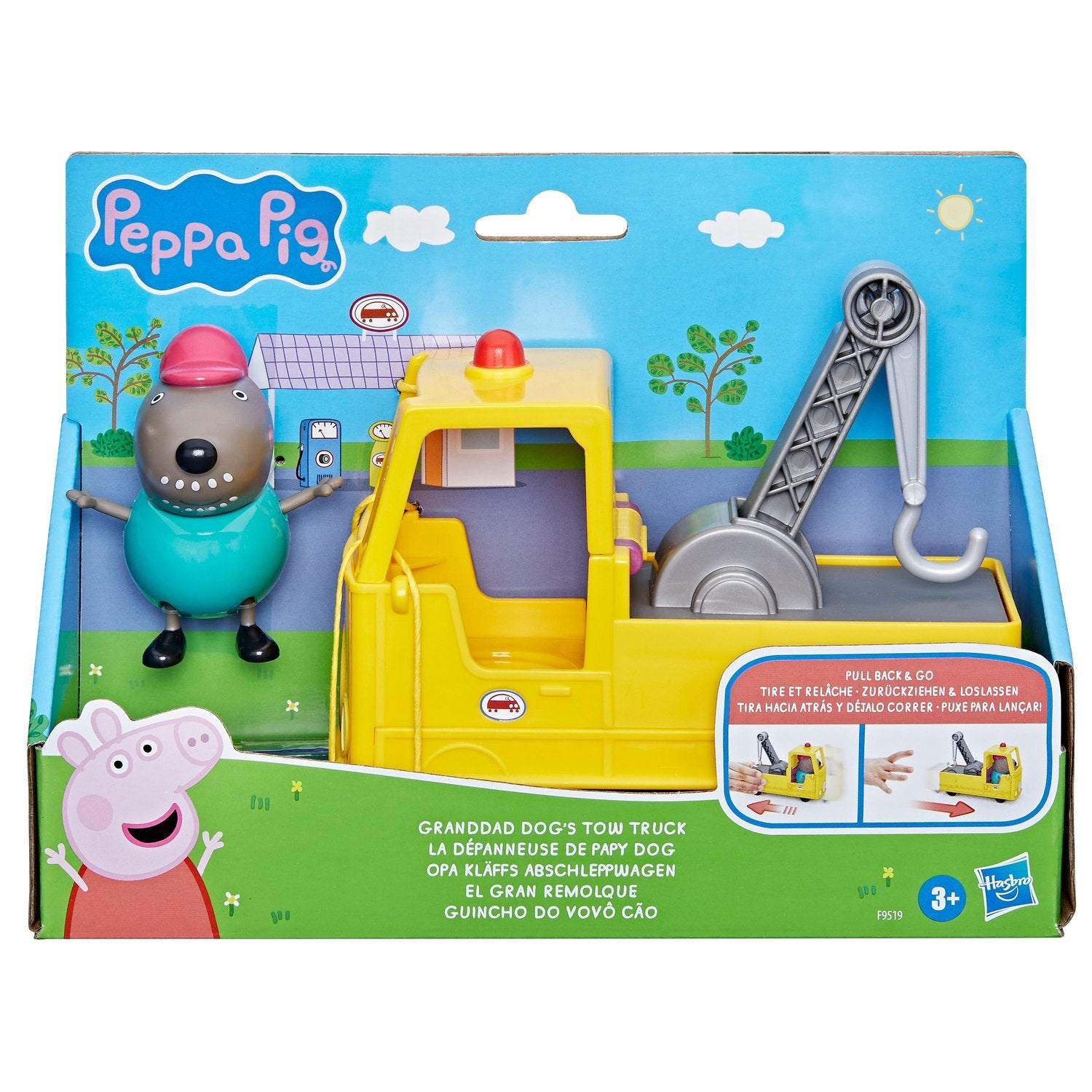 Peppa Pig legesæt Granddad Dogs Tow Truck