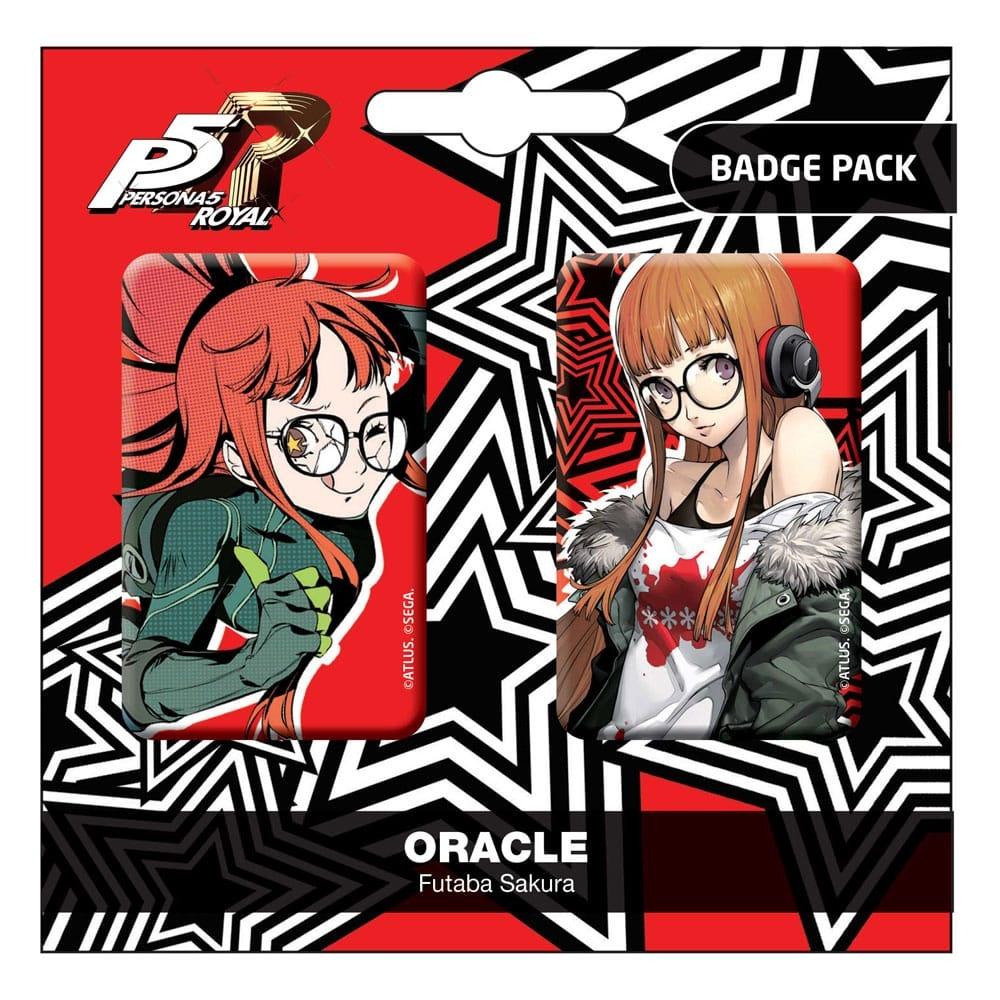 Persona 5 Royal Pin Badges 2-Pack Oracle / Futaba Sakura