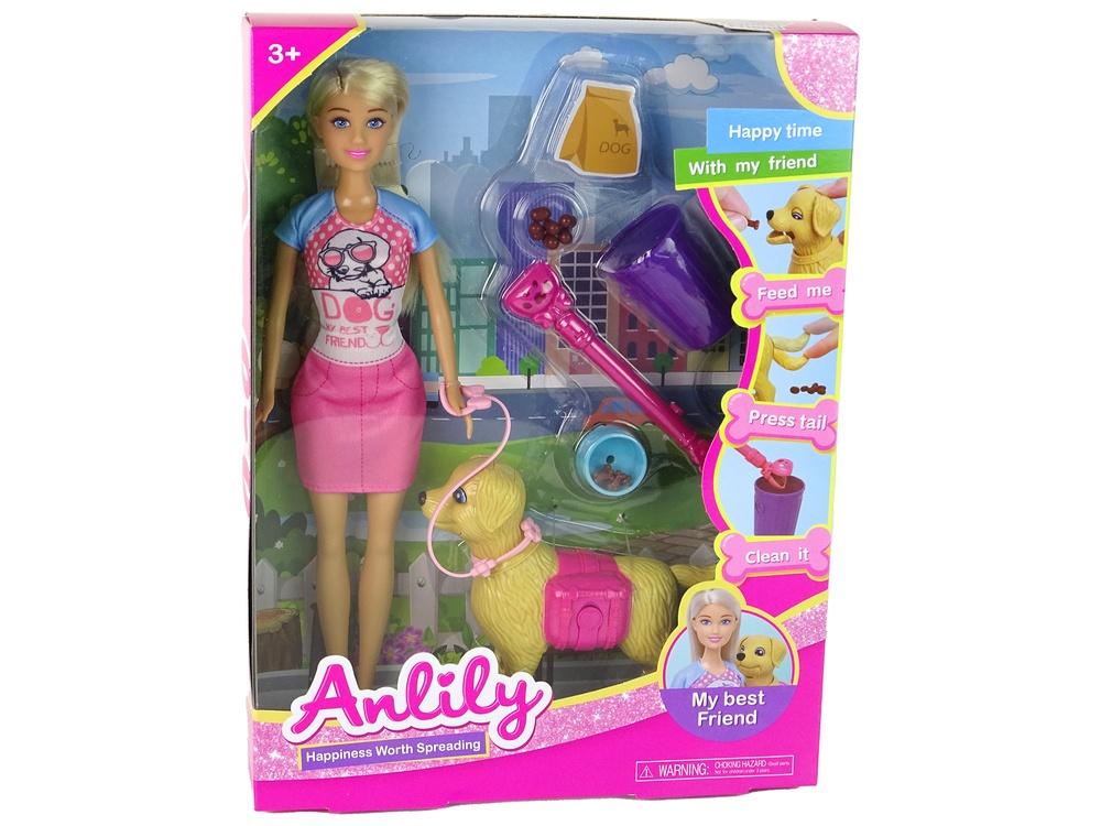 Pet Lover Doll Set: Gå, fodr og leg med en realistisk hund! 