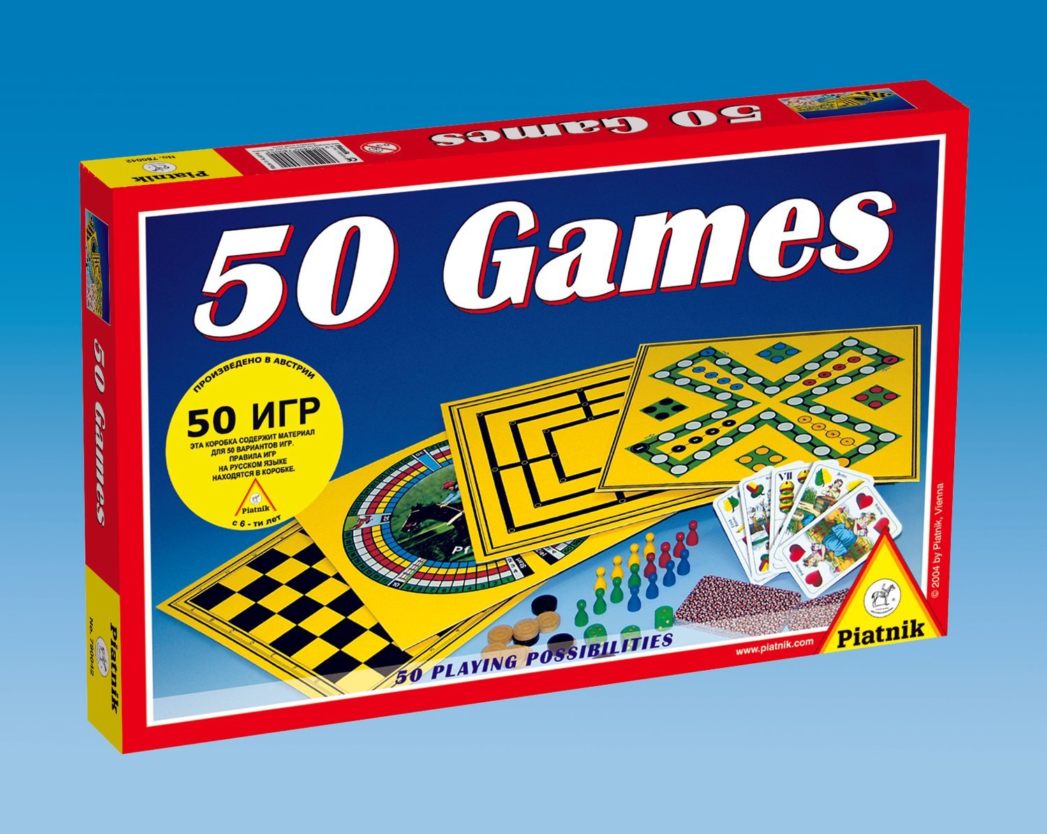 Piatnik Brädspel Set 50 spel