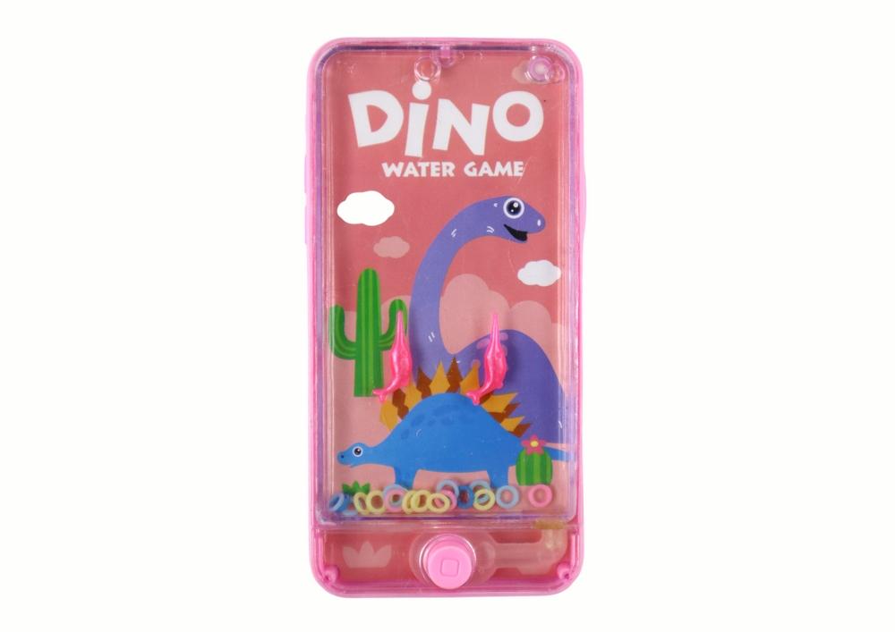 Pink Dinosaur Water Arcade Game Phone Console för barn