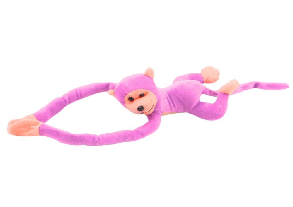 Pink Plush Monkey Mascot med ljud, 60cm - Kram & Lek!