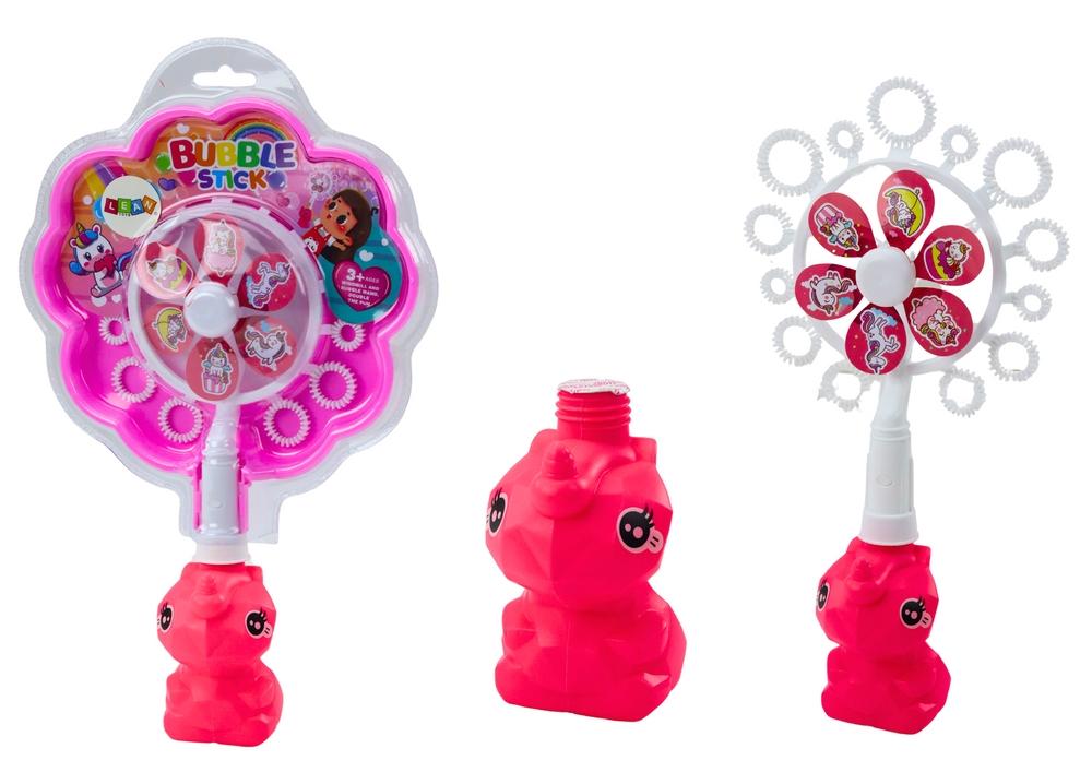 Pink Unicorn Bubble Pinwheel: Magiskt kul för barn!