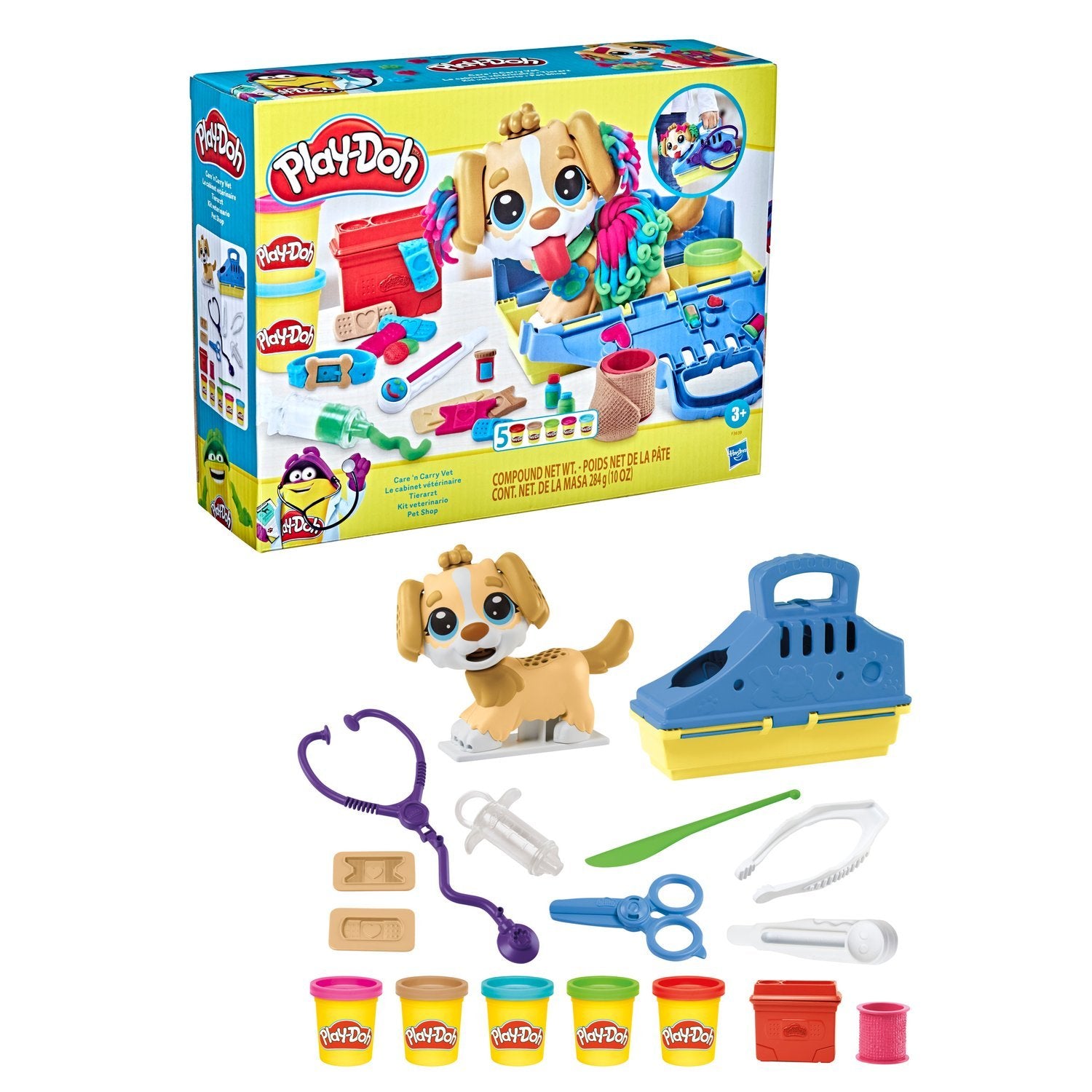 Play-Doh Legesæt Care N Carry Vet