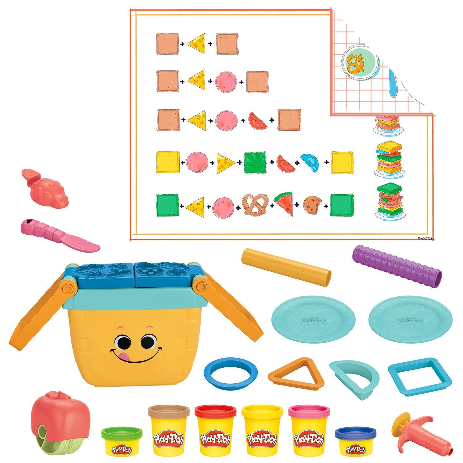 Play-Doh Legesæt Picnic Shapes Starter Sæt