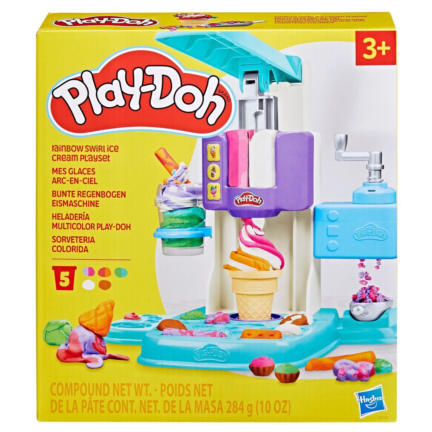 Play-Doh Legesæt Rainbow Swirl Ice Cream