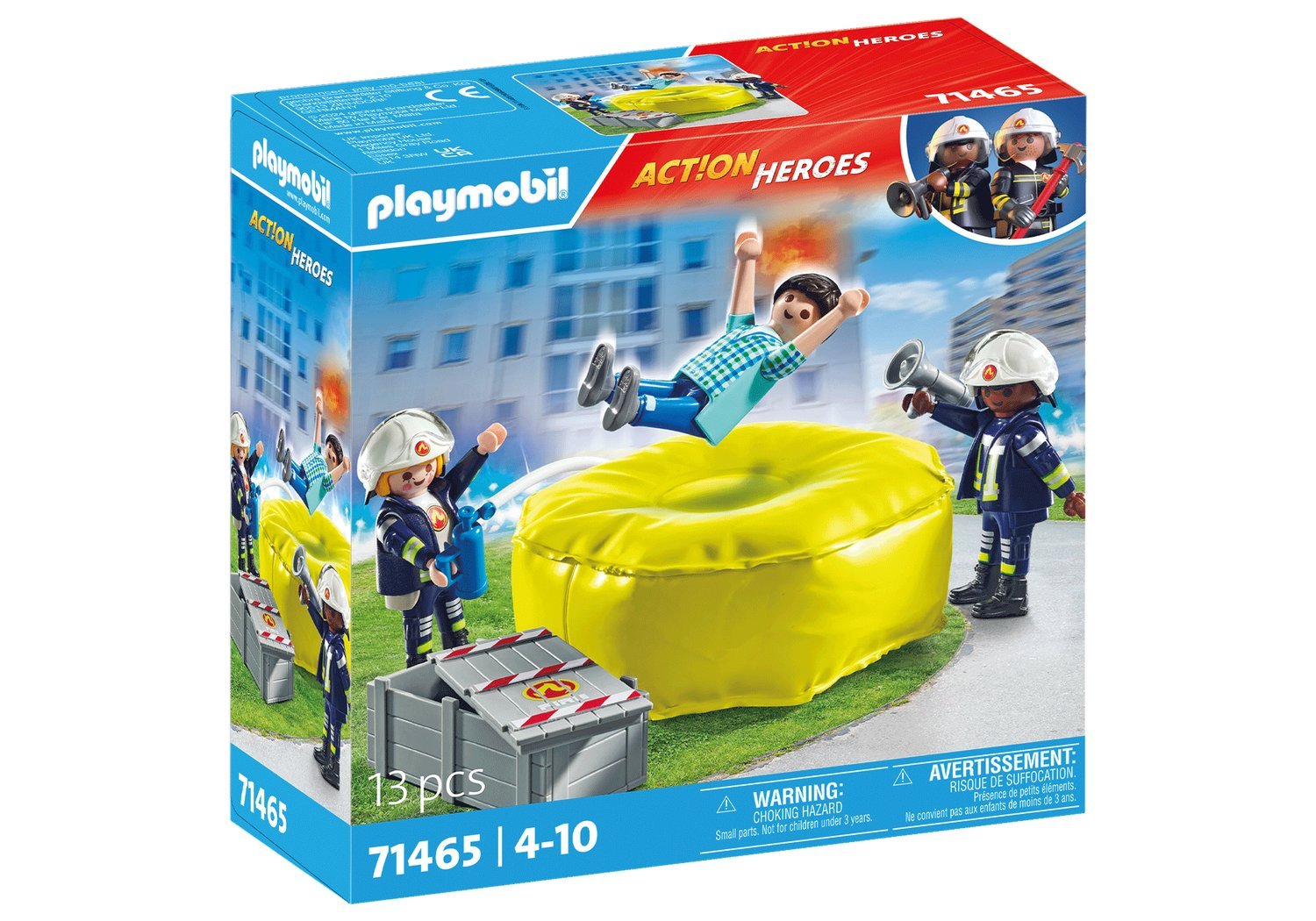 Playmobil Action Heroes Firefighter med luftpude 71465