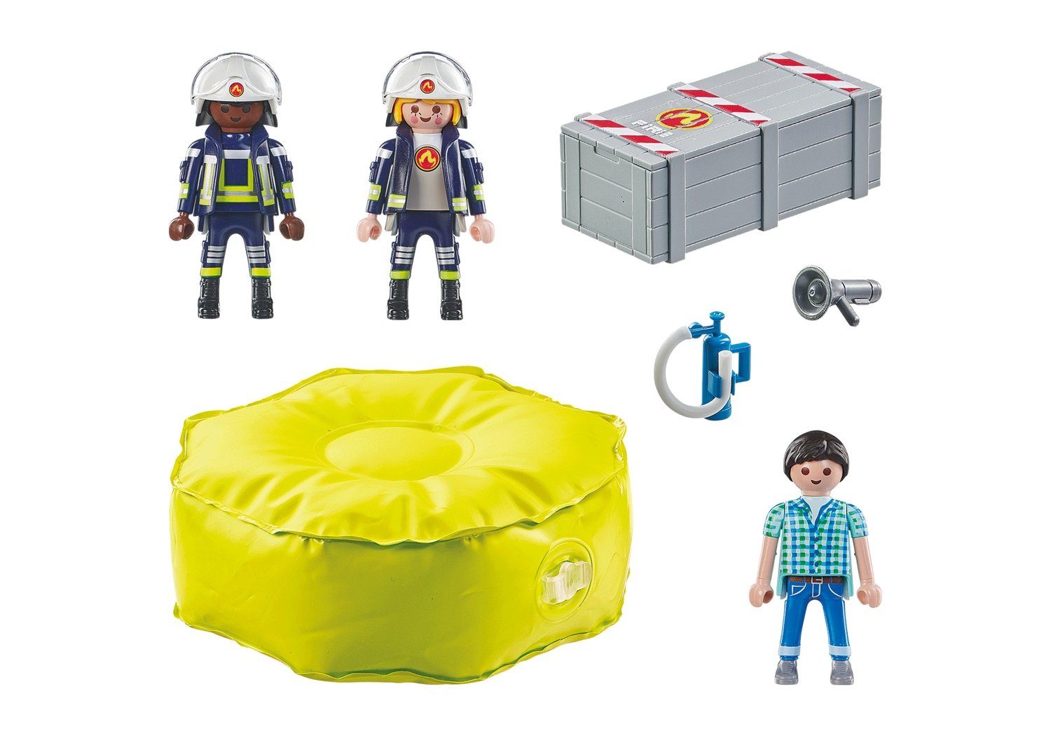 Playmobil Action Heroes Firefighter med luftpude 71465