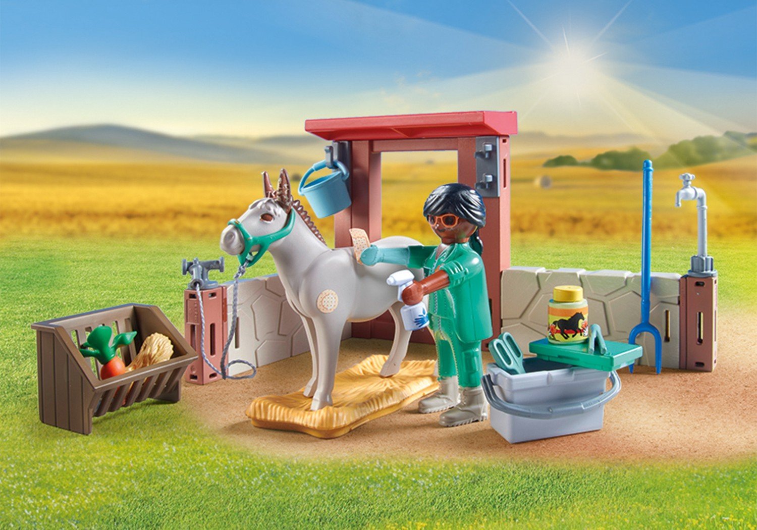 Playmobil Country Farmyard Vet 71471