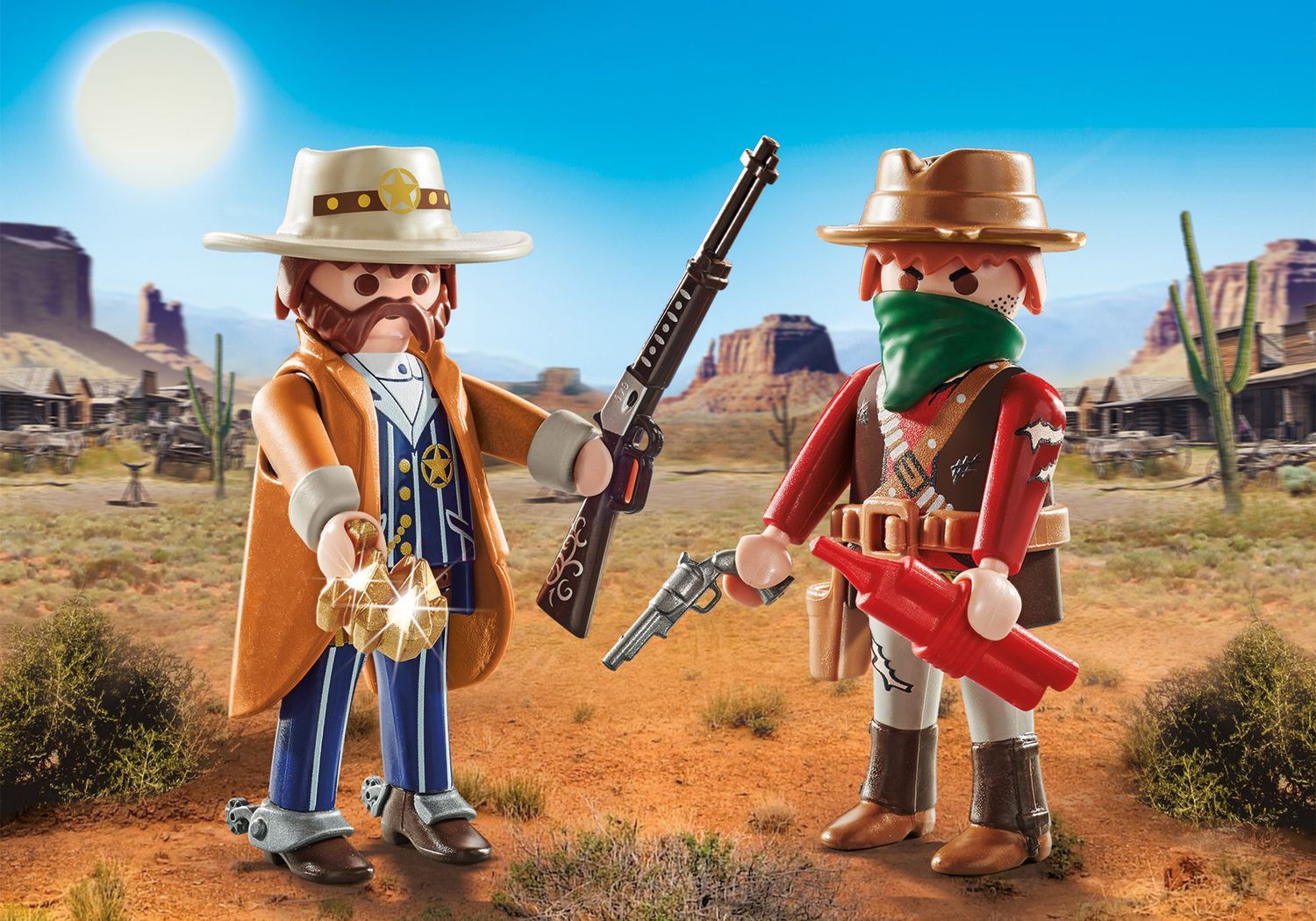 Playmobil Duopacks Bandit And Sheriff 71508