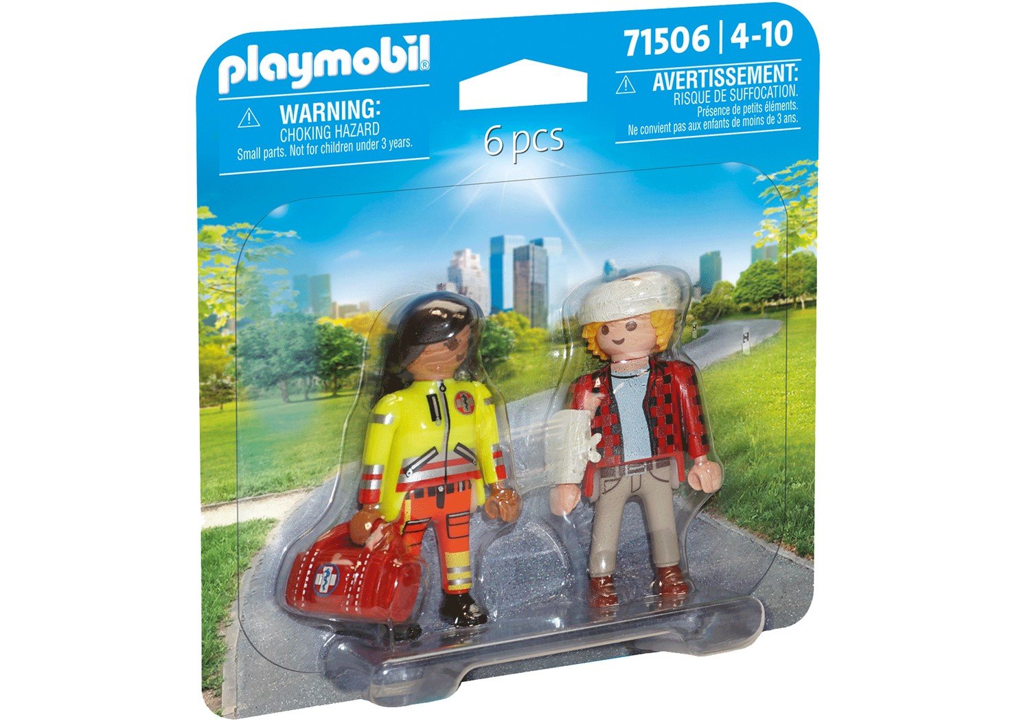 Playmobil Duopacks paramediciner med patient 71506