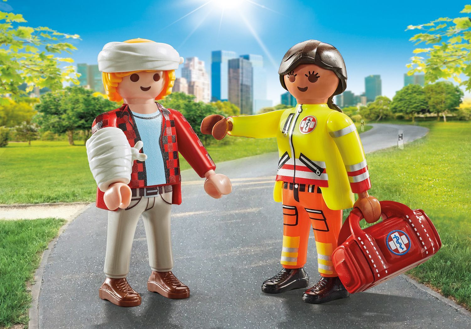 Playmobil Duopacks Paramedic With Patient 71506